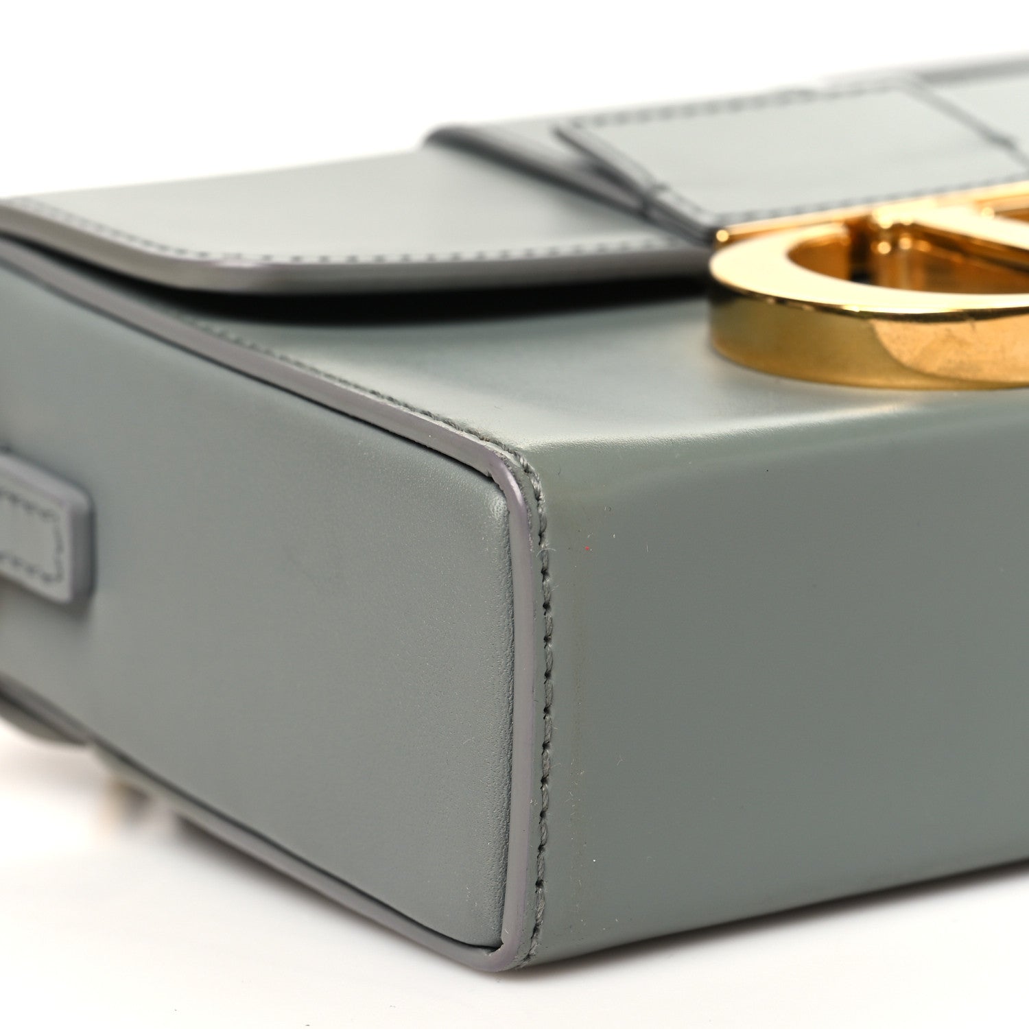 Christian Dior Box Calfskin 30 Montaigne Box Bag Gray