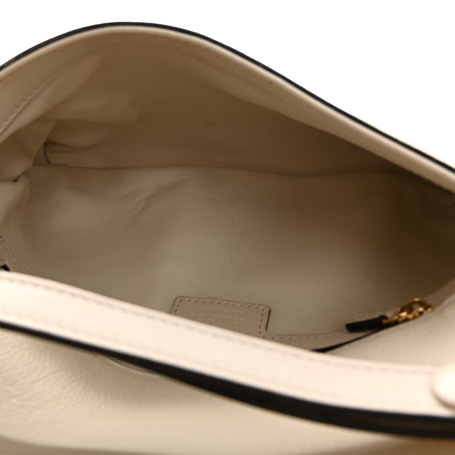 Gucci Roxy Calfskin Blondie Chain Shoulder Flap Bag Mystic White