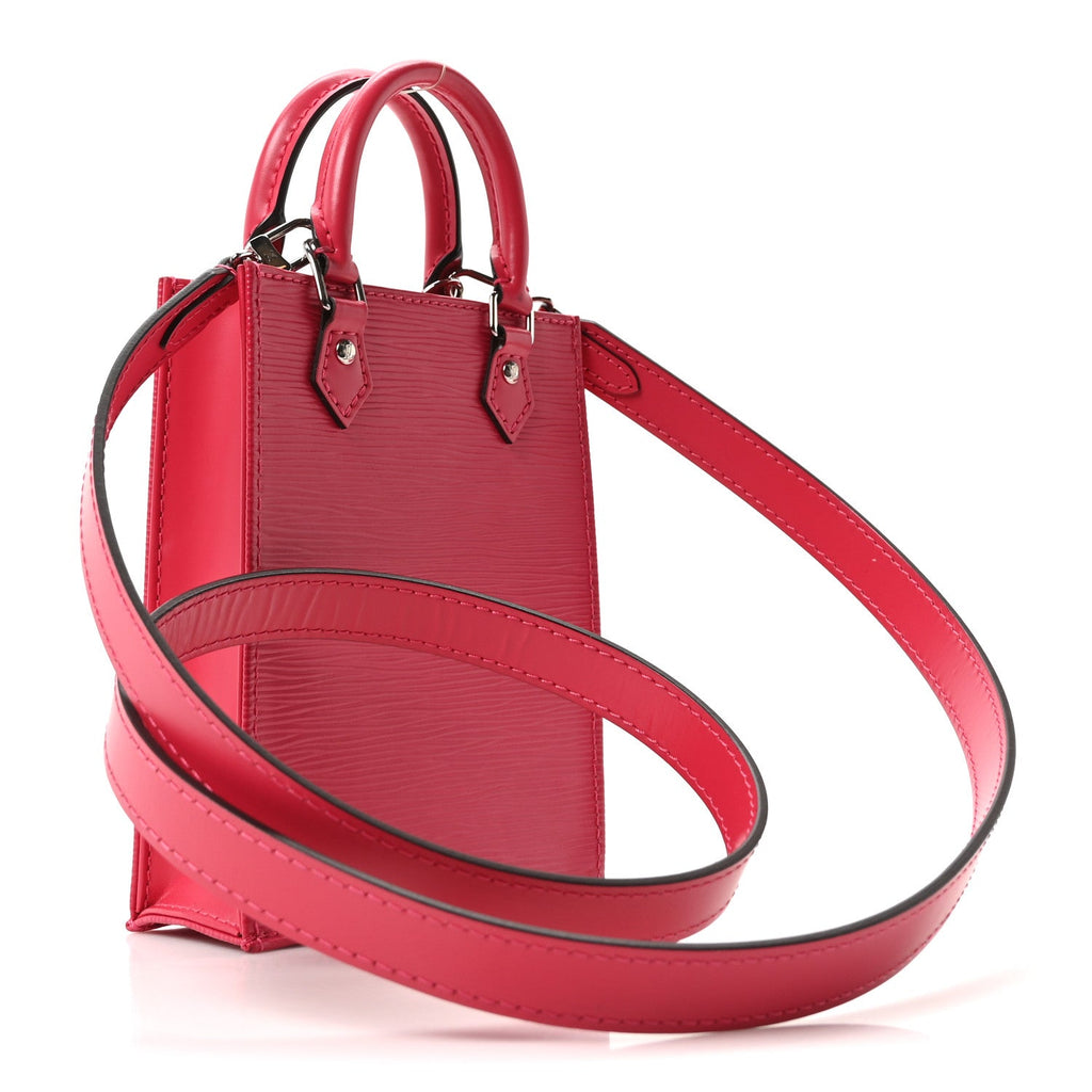 Louis Vuitton Epi Petit Sac Plat Rose Pondicherry