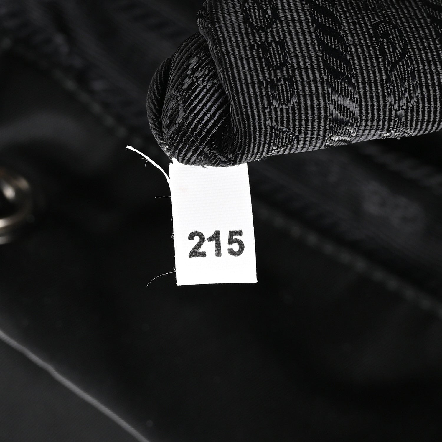 Prada Nylon Vela Saffiano Small Cinch Backpack Black