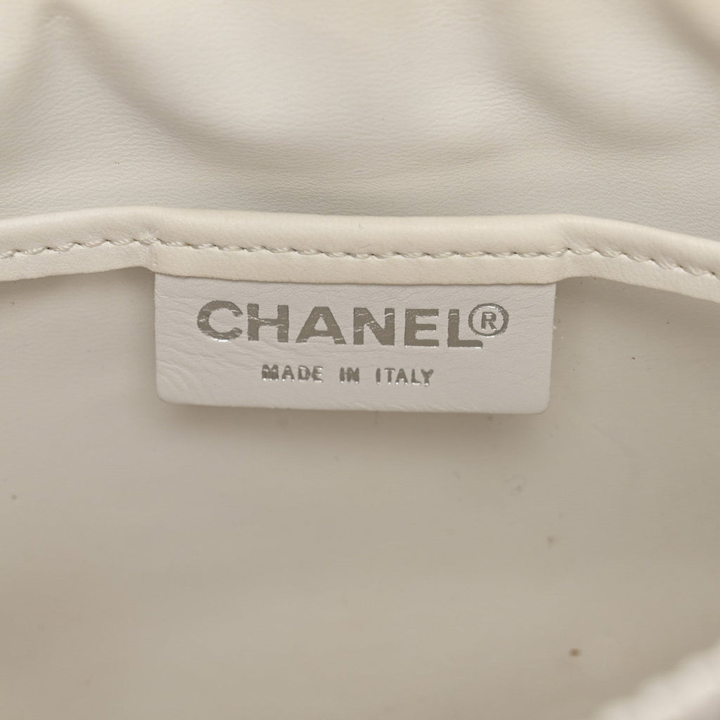 Chanel Terry Cloth CC Medium Single Flap Orange