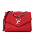 Louis Vuitton Soft Calfskin My Lockme Chain Bag BB Poppy
