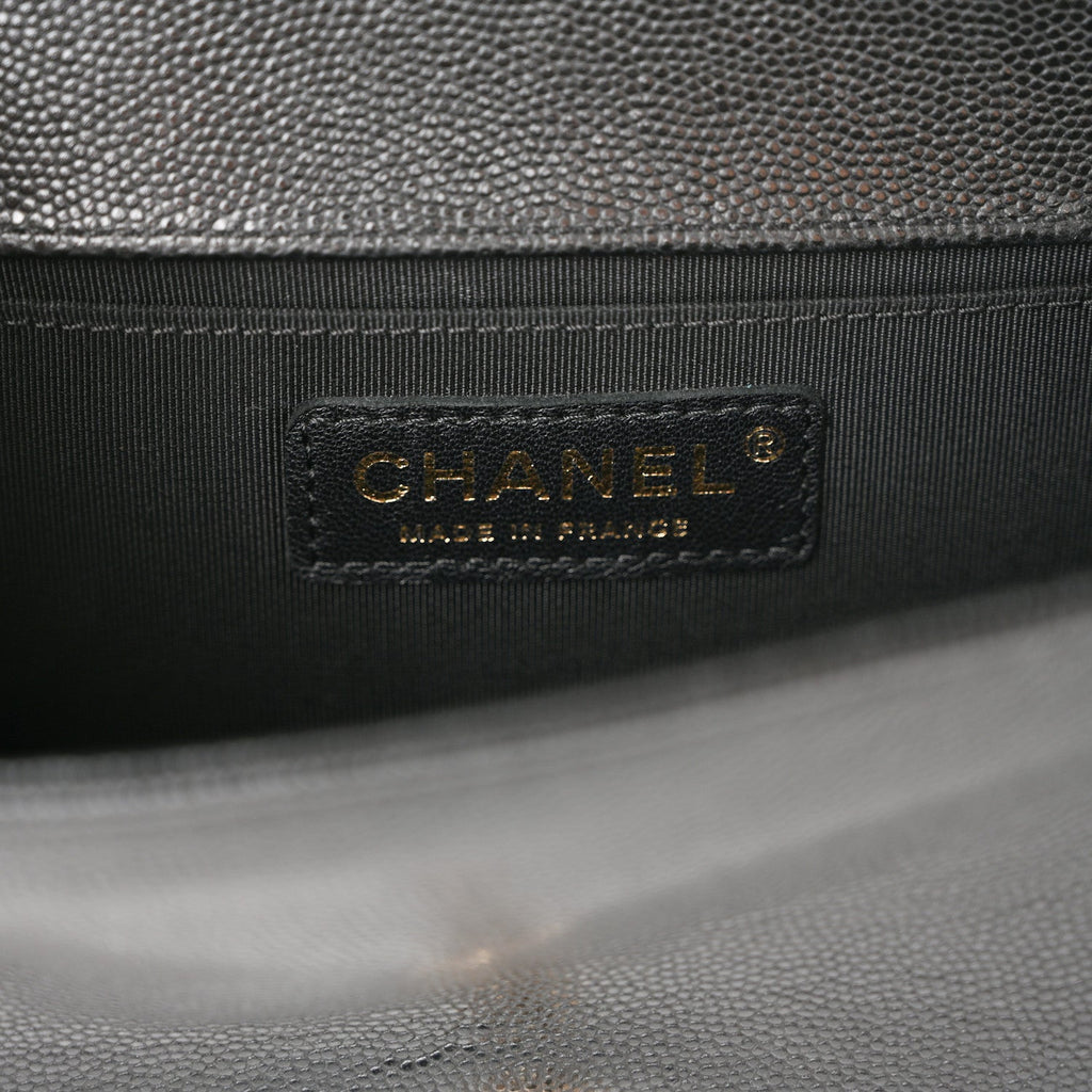 Chanel Caviar Quilted Small Boy Flap Black