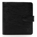 Louis Vuitton Epi Porte-Billets Compact Wallet Black
