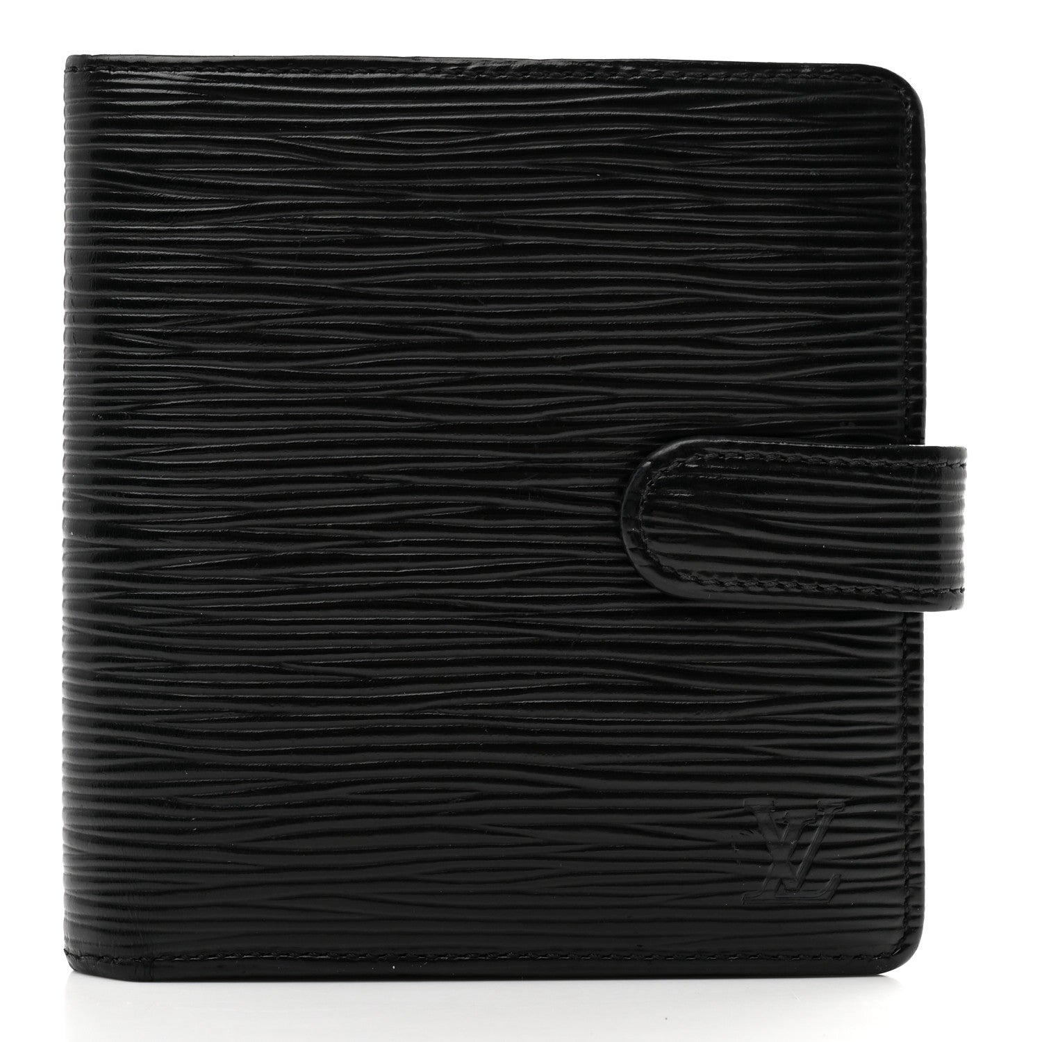 Louis Vuitton Epi Porte-Billets Compact Wallet Black