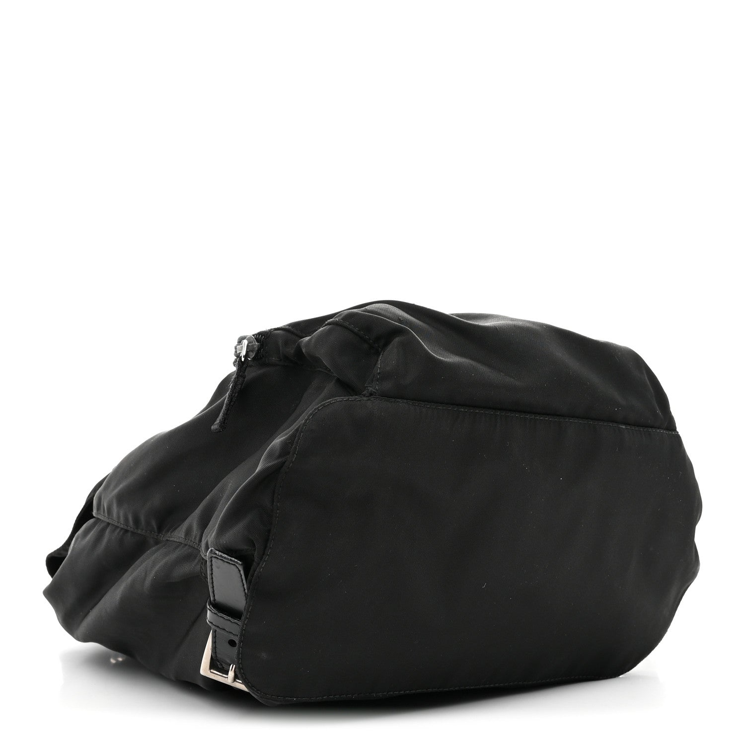 Prada Tessuto Nylon Vela Cinch Backpack Black