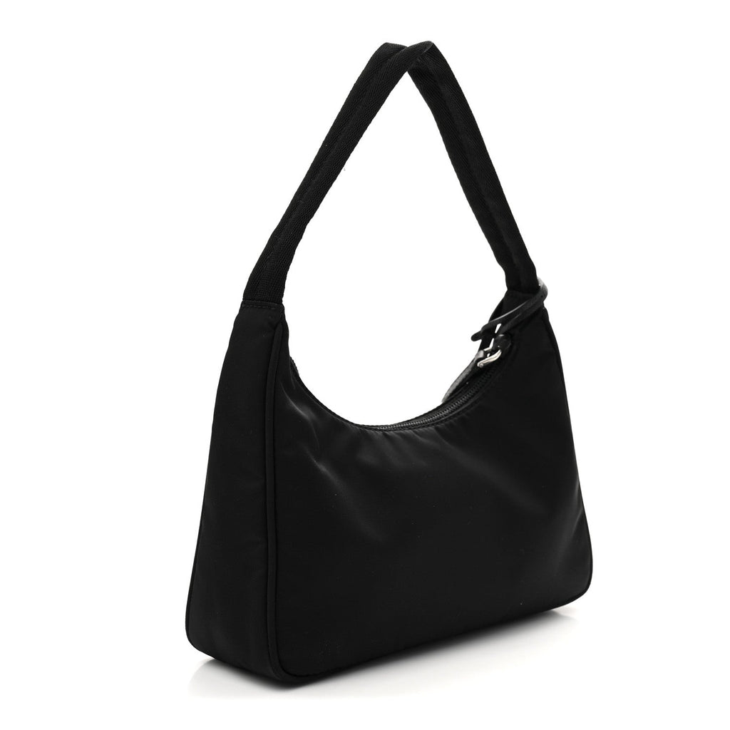 Prada Tessuto Nylon Mini Re-Edition 2000 Bag Black