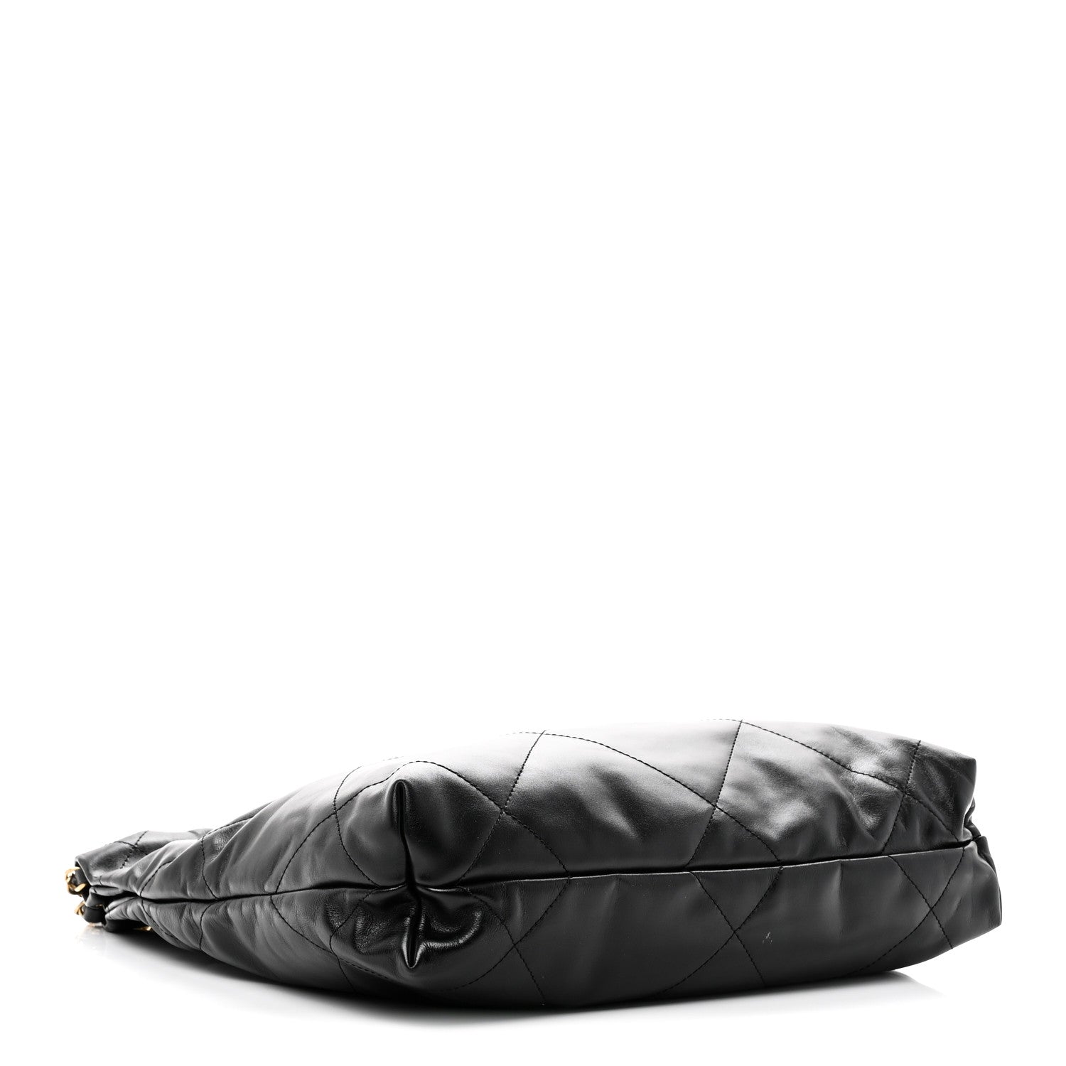 Chanel Shiny Calfskin Quilted Small Chanel 22 Black