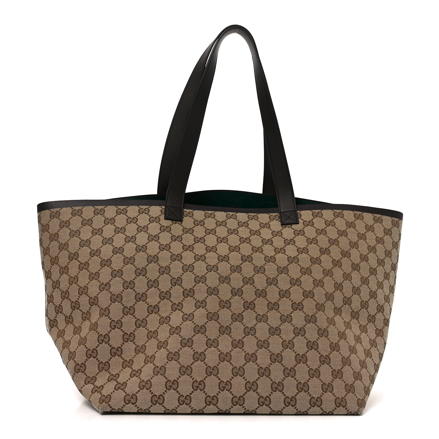 Gucci Monogram Medium Totissima Shopping Tote Beige Ebony