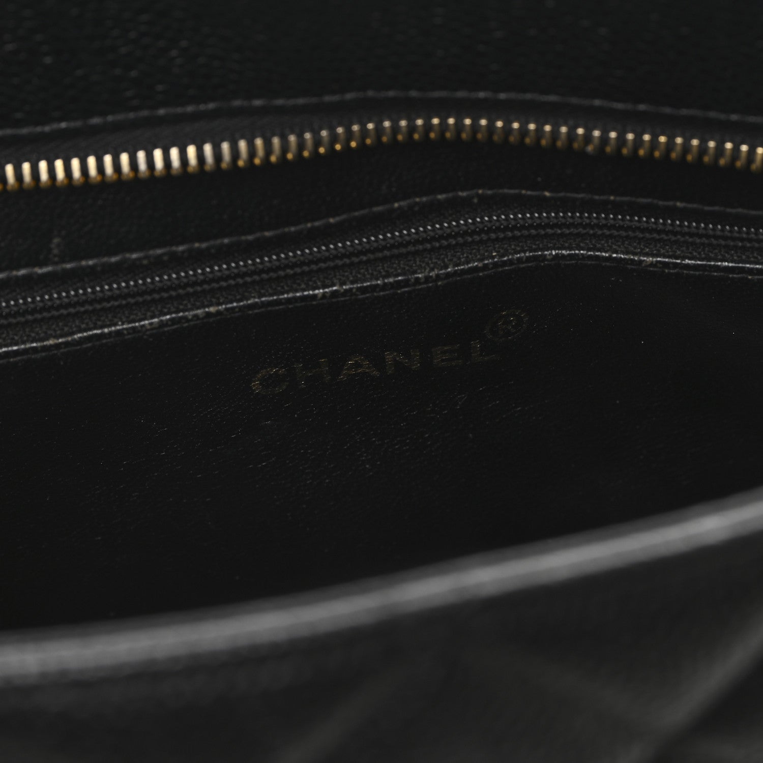 Chanel Caviar Quilted Medallion Tote Black