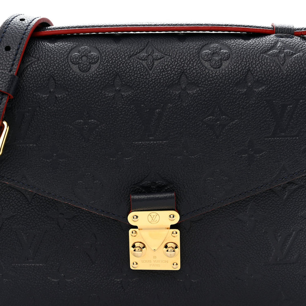 Louis Vuitton Empreinte Pochette Metis Marine Rouge