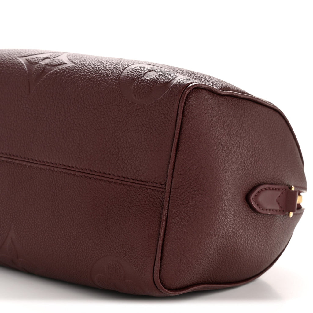 Louis Vuitton Empreinte Monogram Giant Speedy Bandouliere 25 Wine