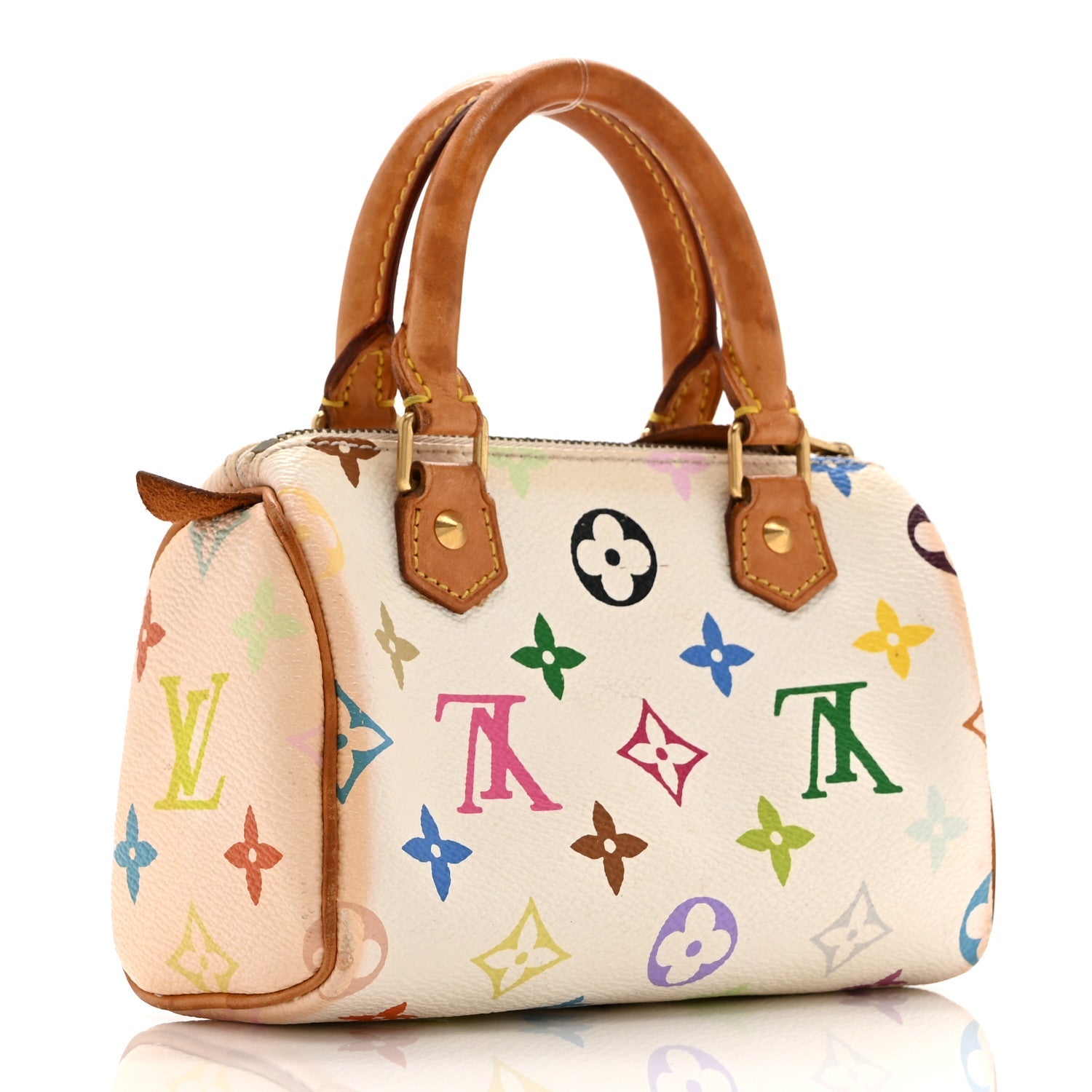 Louis Vuitton Monogram Multicolor Mini Sac HL Speedy White