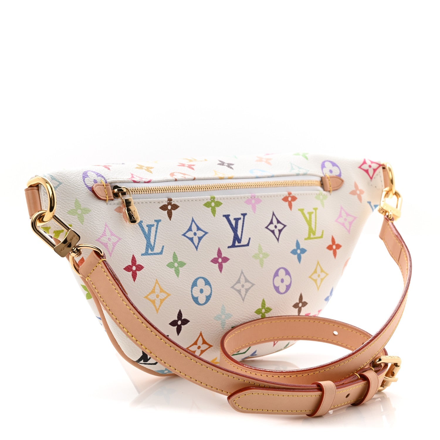 Louis Vuitton LV X TM Monogram Multicolor High Rise Bumbag White