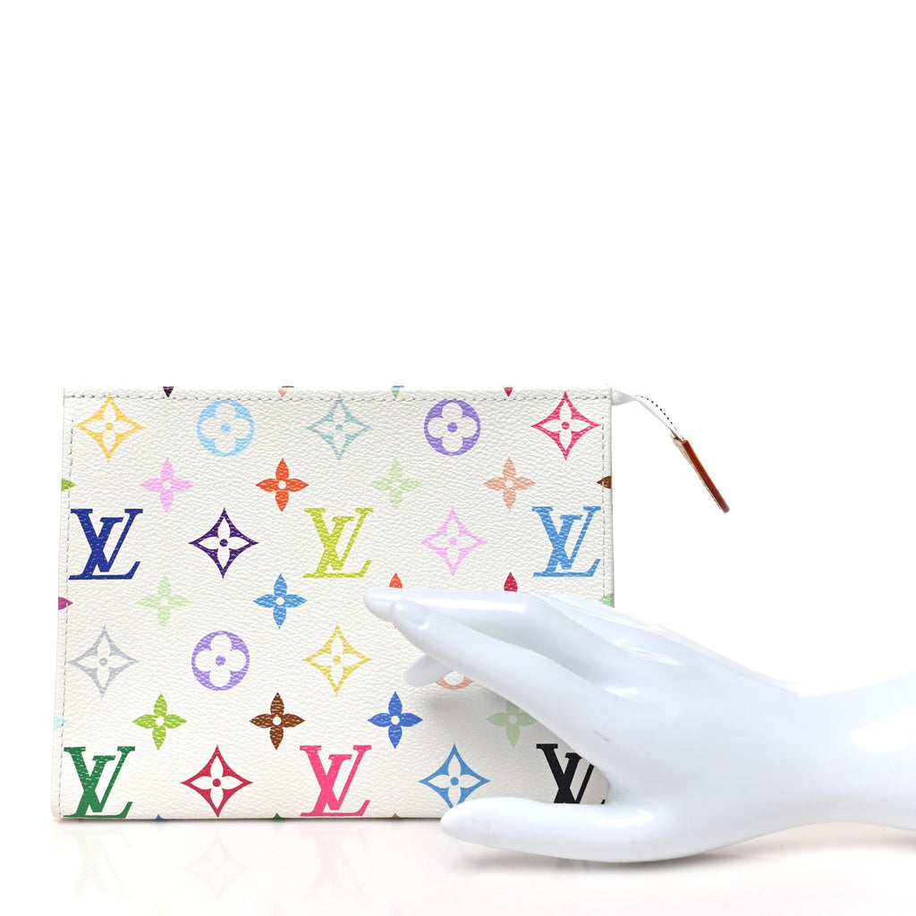 Louis Vuitton X TM Monogram Multicolor Toiletry Pouch 19 White