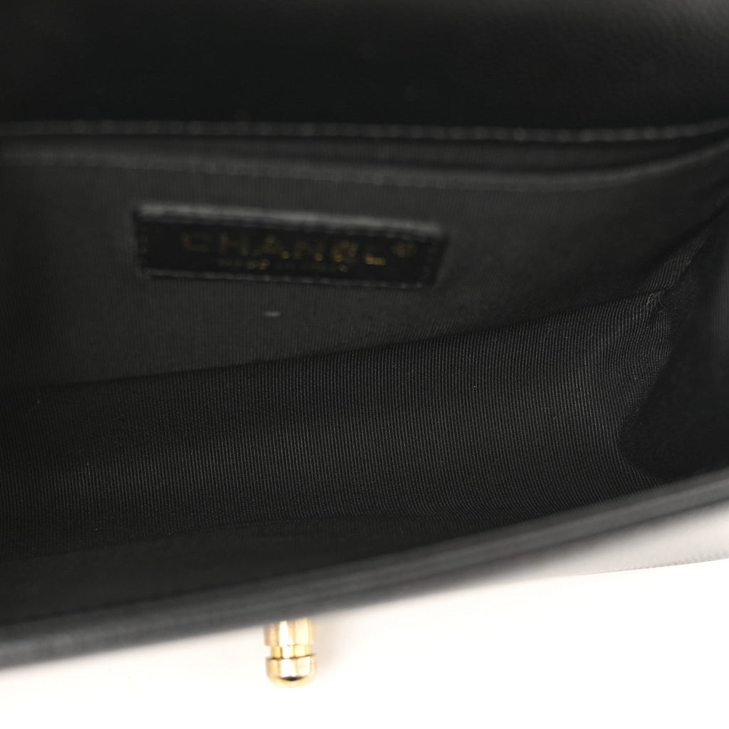 Chanel Caviar Quilted Small Boy Flap Black
