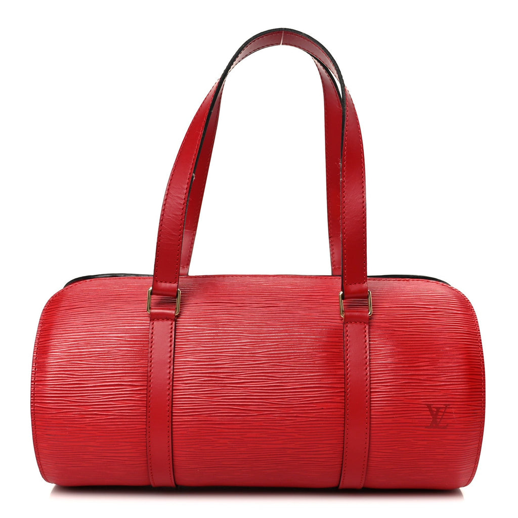 Louis Vuitton Epi Soufflot Castillan Red