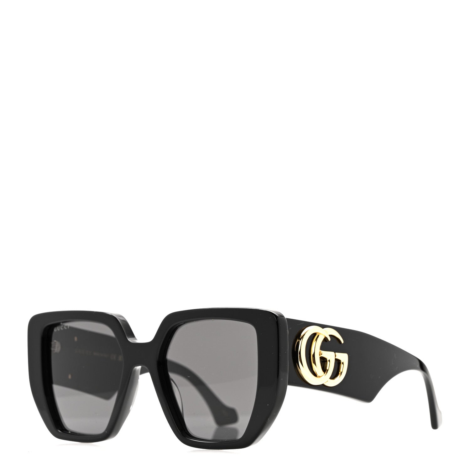 Gucci Acetate Square Frame Sunglasses GG0956S Black