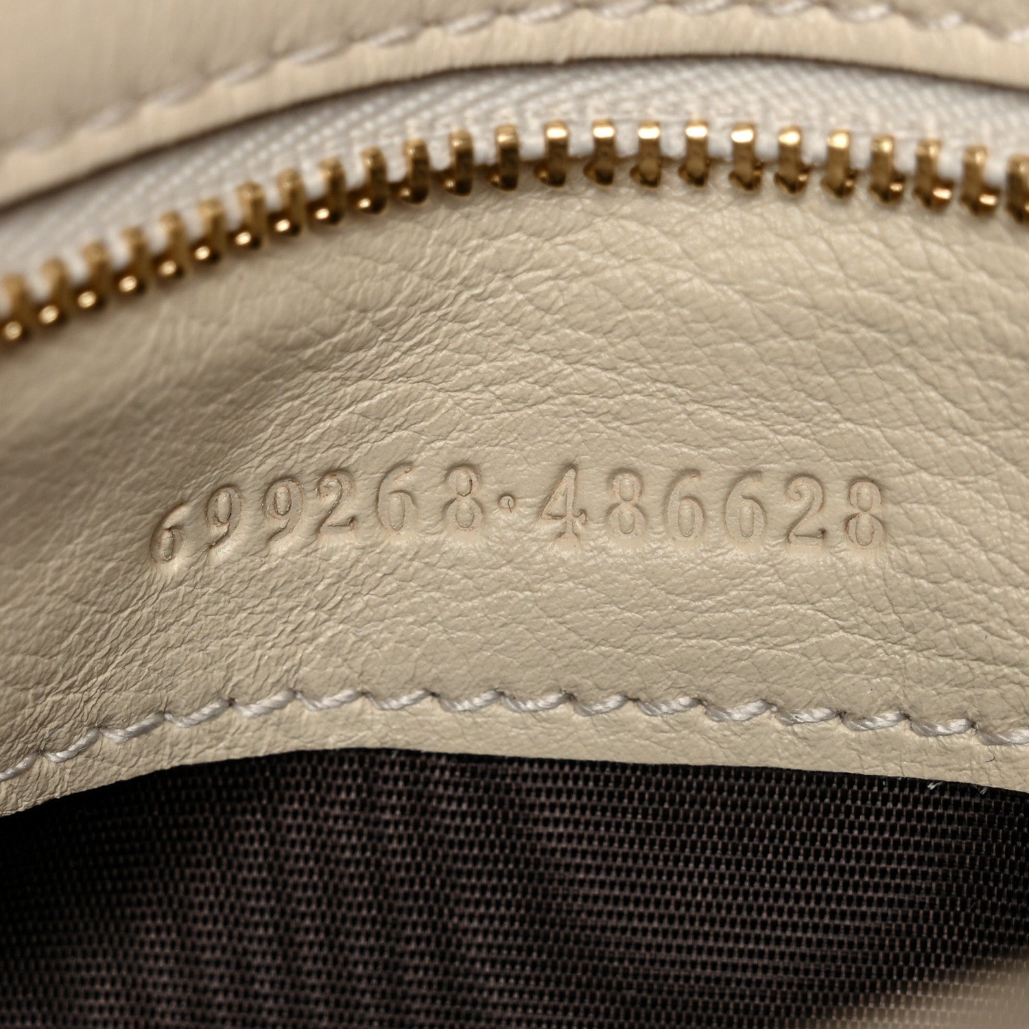 Gucci Roxy Calfskin Blondie Chain Shoulder Flap Bag Mystic White
