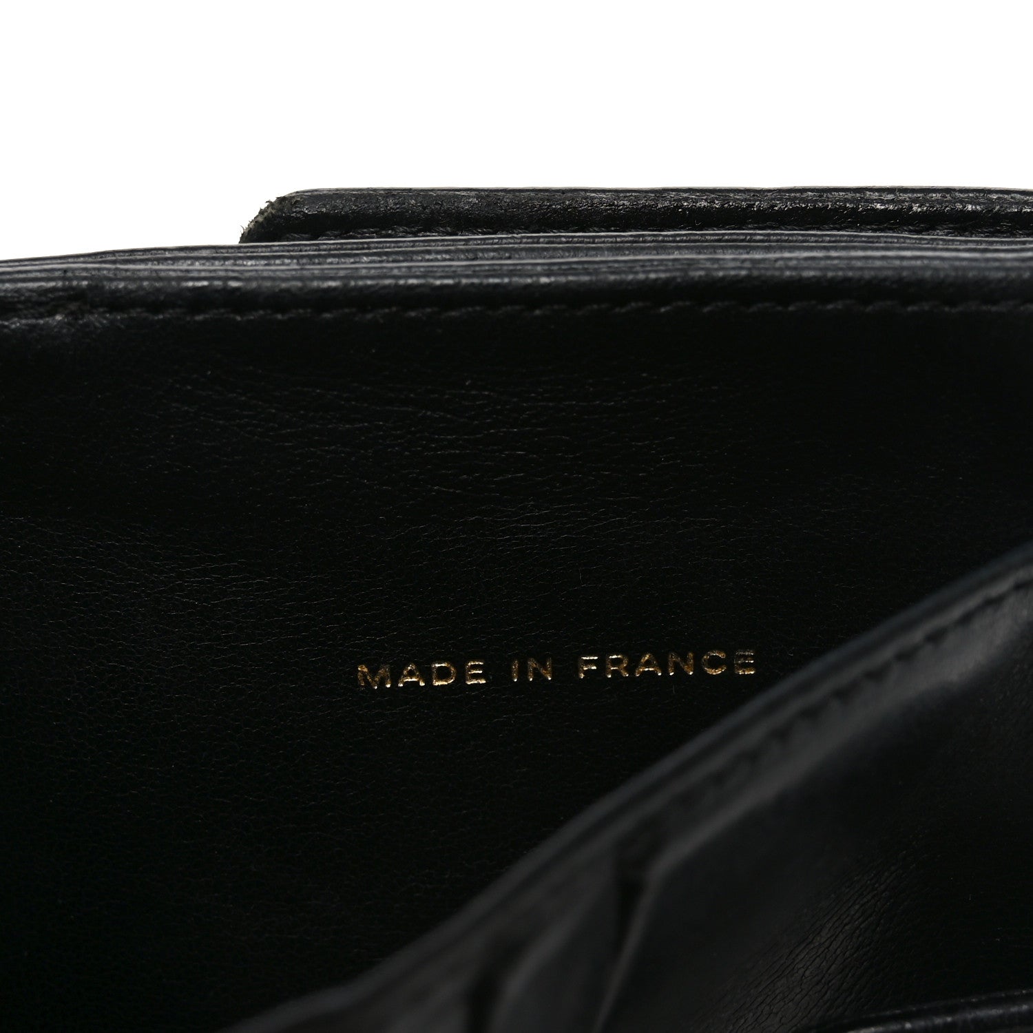 Caviar Timeless CC Compact French Wallet Black