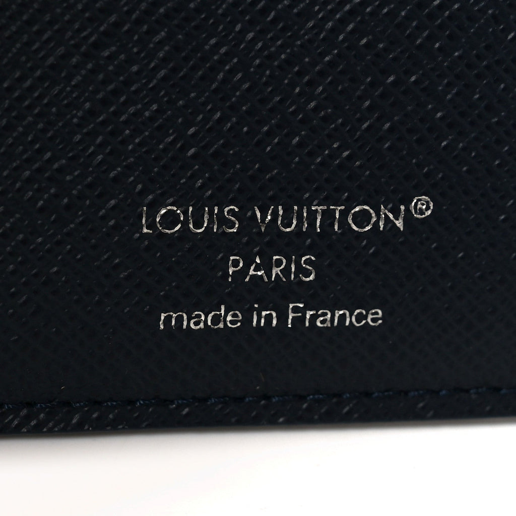 Louis Vuitton Monogram Heritage Multiple Wallet Blue