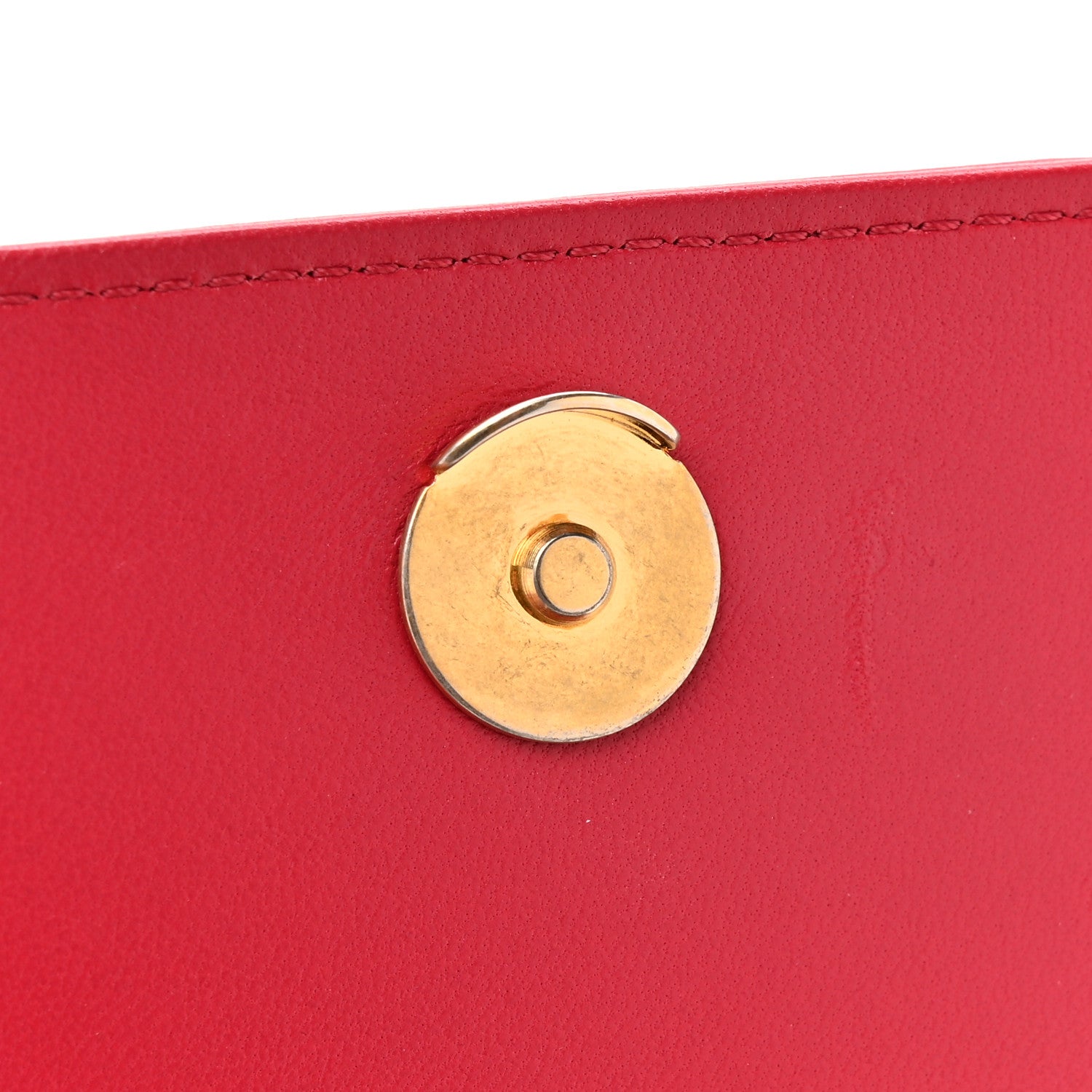 Chanel Lambskin Quilted Lucky Charms CC Crossbody Messenger Flap Red
