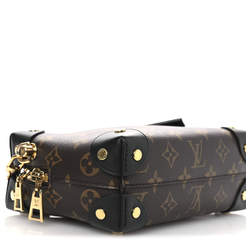 Louis Vuitton Monogram Petite Malle Souple Black