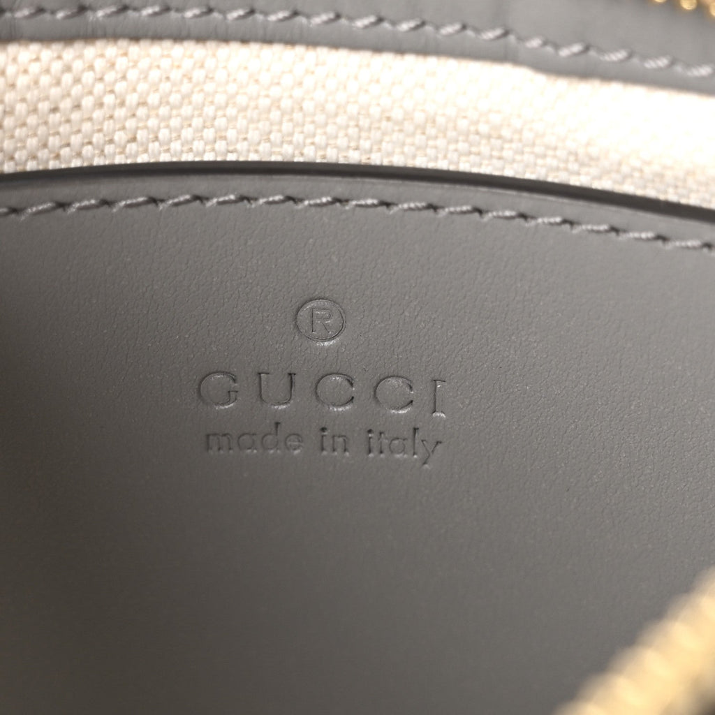 Gucci Calfskin GG Matelasse Chain Handbag Dusty Grey Natural