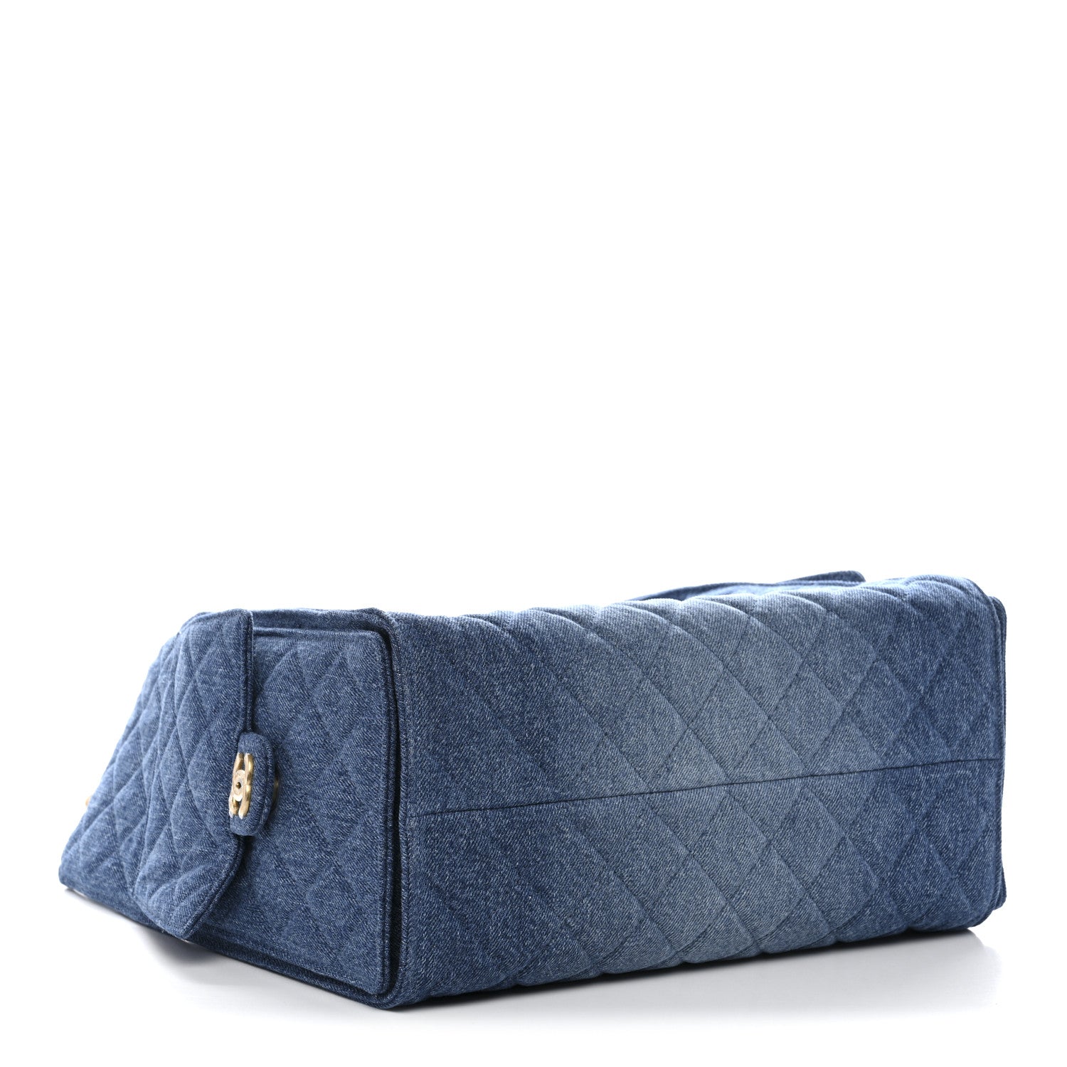 Chanel Washed Denim Quilted Medium Chanel 25 Handbag Blue