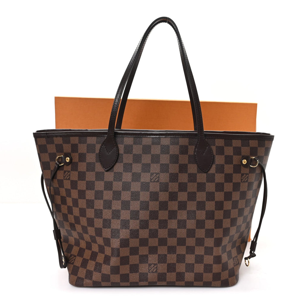 Louis Vuitton Damier Ebene Neo Neverfull MM Rose Ballerine
