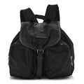 Gucci Nylon Monogram Medium Light Single Buckle Backpack Black