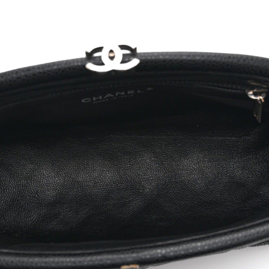 Chanel Caviar Quilted Timeless Clutch Black