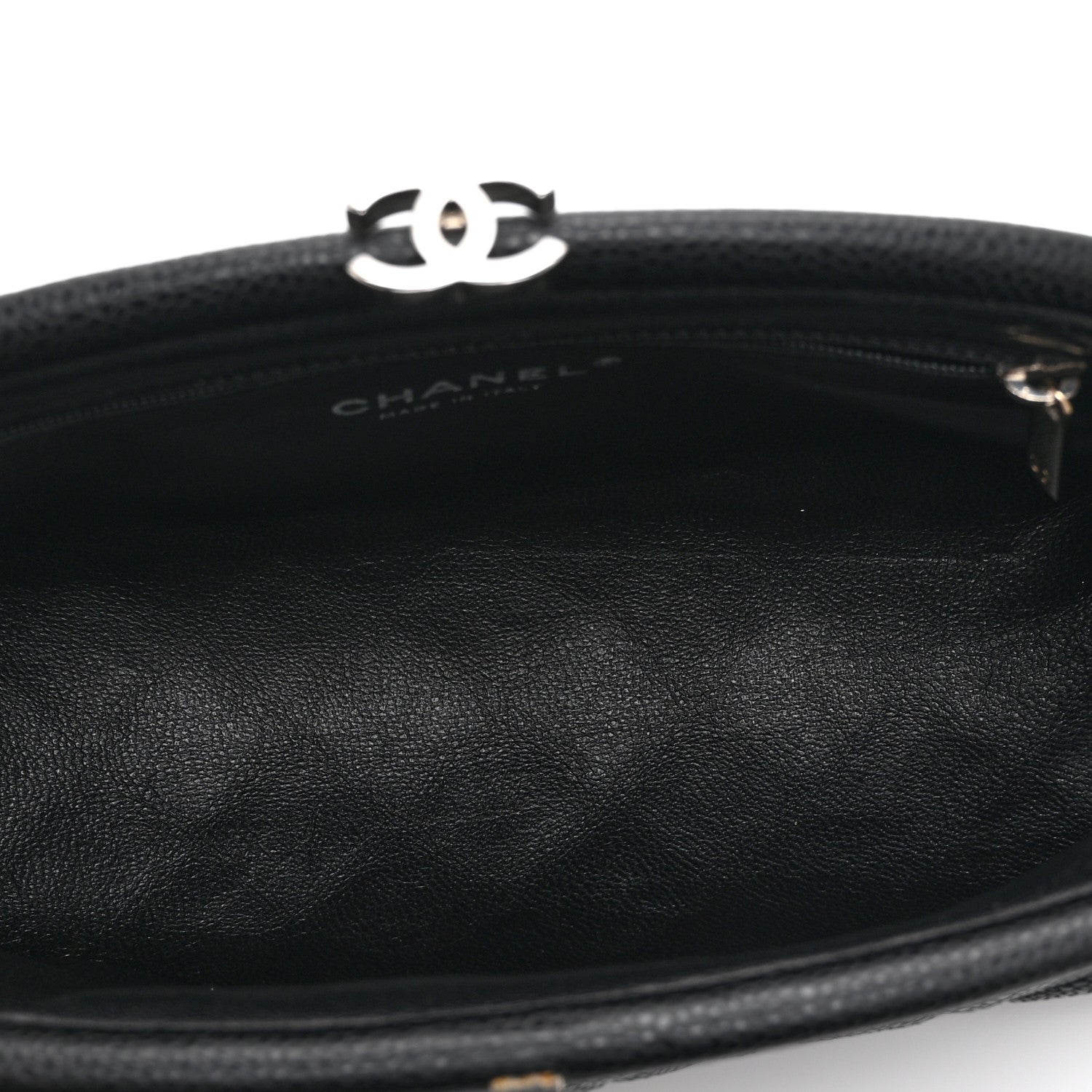 Chanel Caviar Quilted Timeless Clutch Black