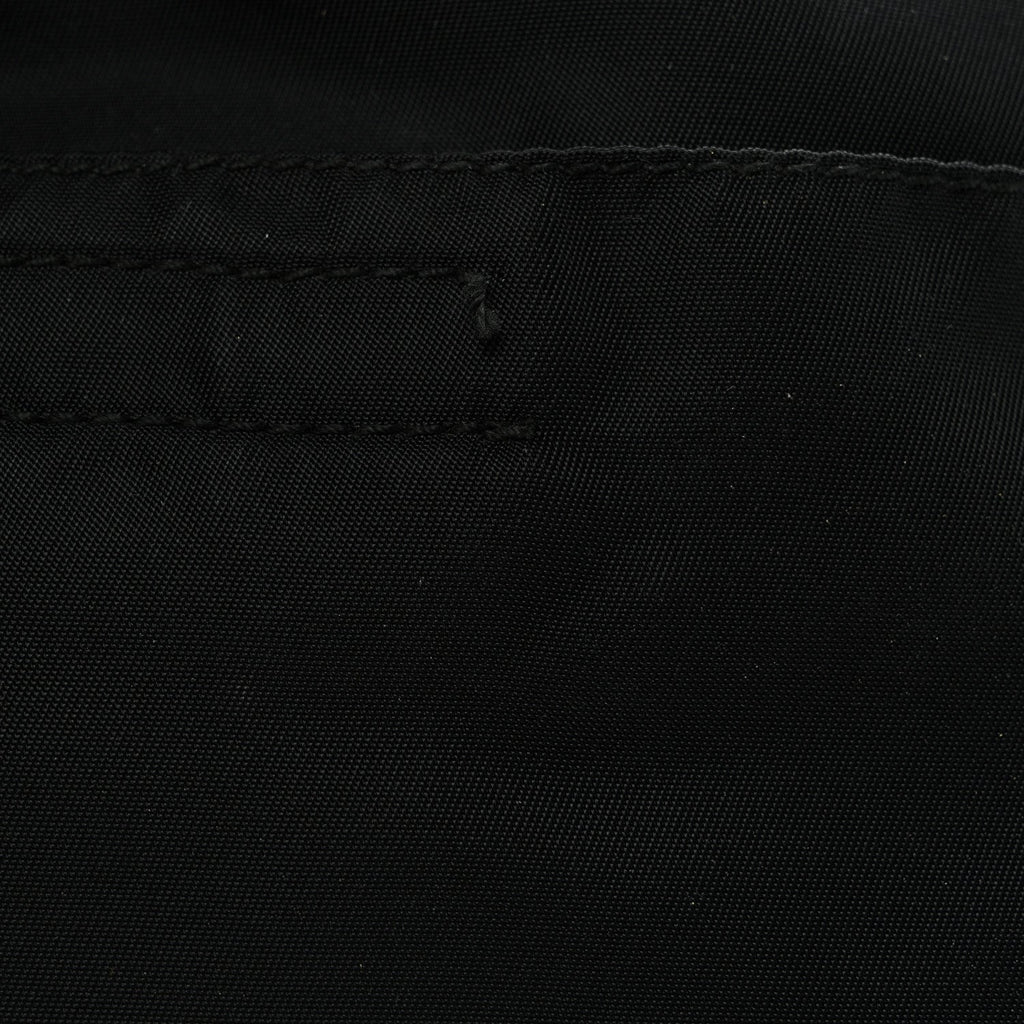 Prada Nylon Mini Flat Messenger Bag Black