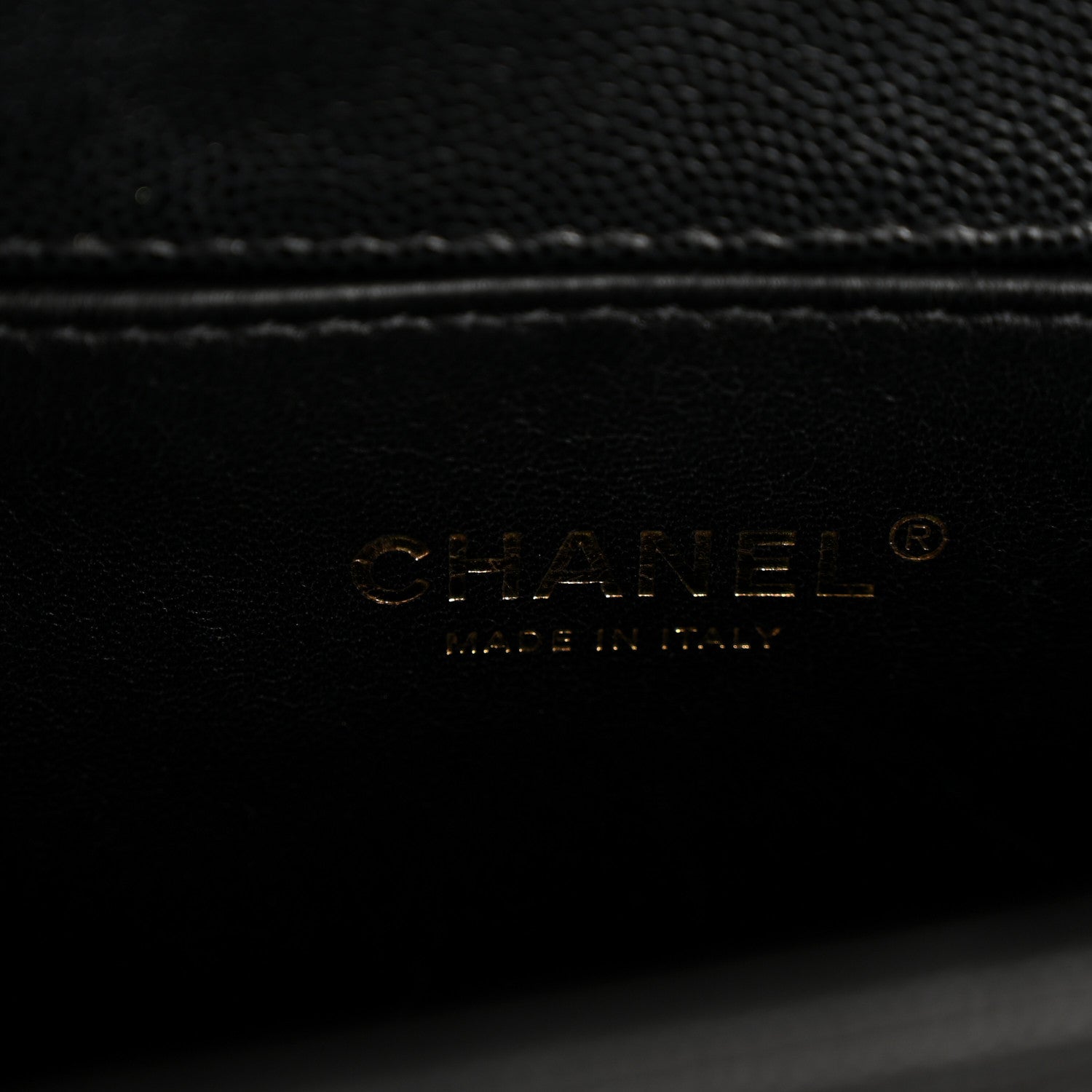 Chanel Caviar Quilted Medium Boy Flap Black