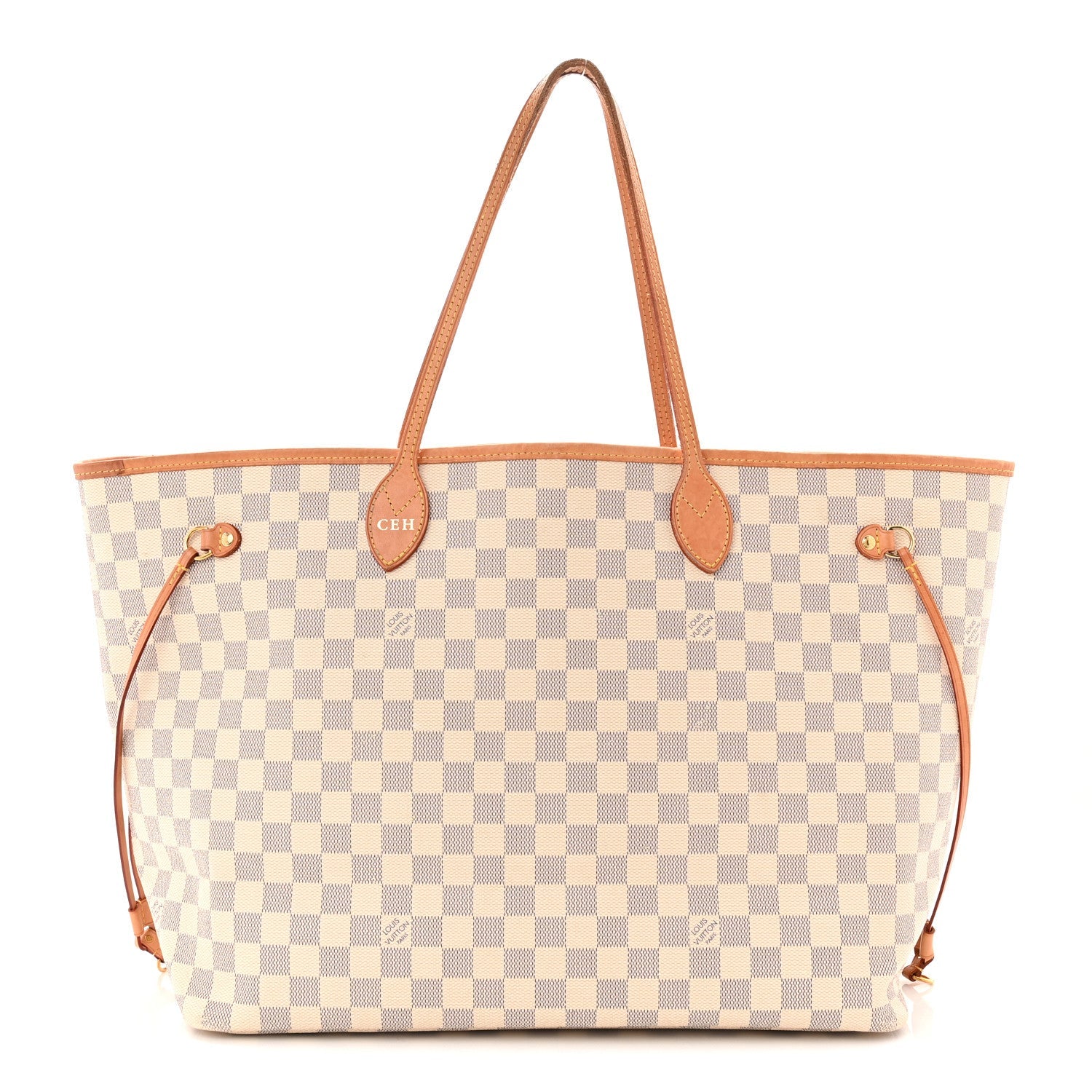 Louis Vuitton Damier Azur Neo Neverfull GM Rose Ballerine