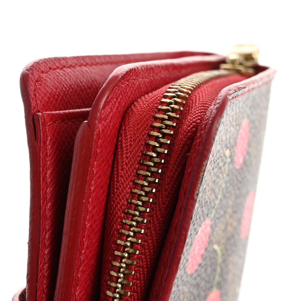 Louis Vuitton Monogram Cerises Compact Zippe Wallet