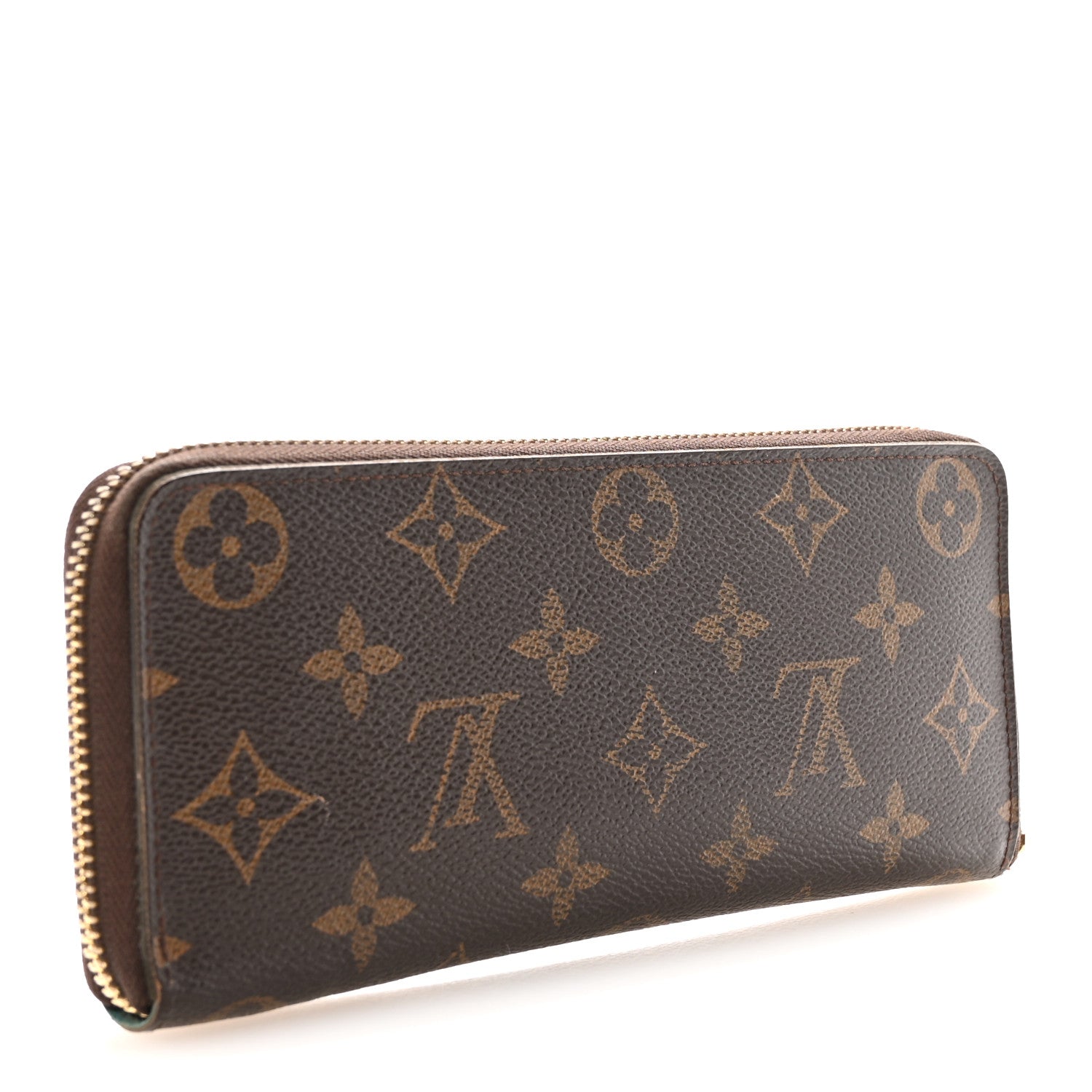 Louis Vuitton Monogram Clemence Wallet Turquoise