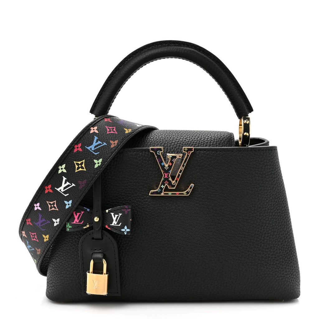 Louis Vuitton LV X TM Taurillon BB Capucines Black