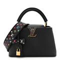 Louis Vuitton LV X TM Taurillon BB Capucines Black