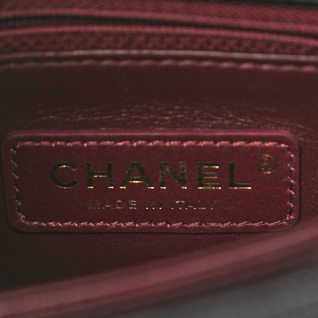 Chanel Caviar Quilted Extra Mini Coco Handle Flap Black