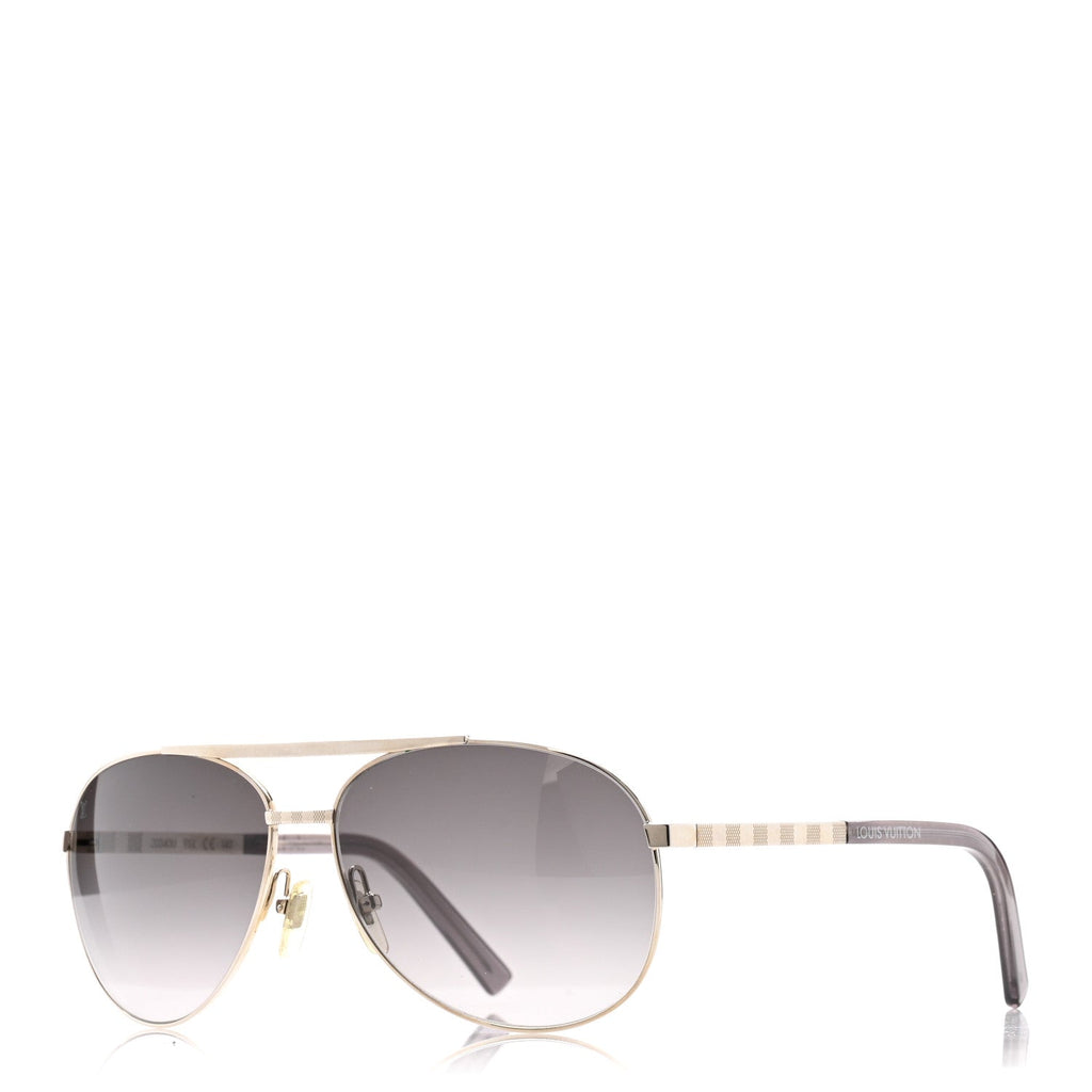 Louis Vuitton Metal Attitude Pilote Sunglasses Z0340U Azur
