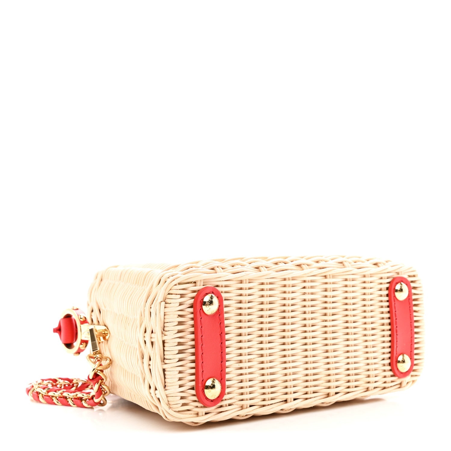 Louis Vuitton LV X TM Rattan Denim Calfskin Cerises Capucines Mini