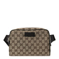 Gucci Monogram Belt Bag Dark Brown