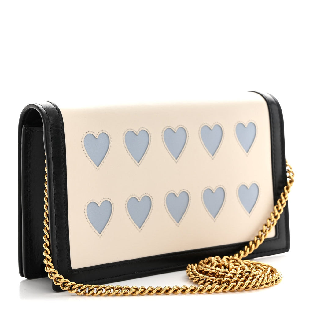 Gucci Calfskin Lovelight Mini Diana Chain Bag Mystic White Paradise Cloude