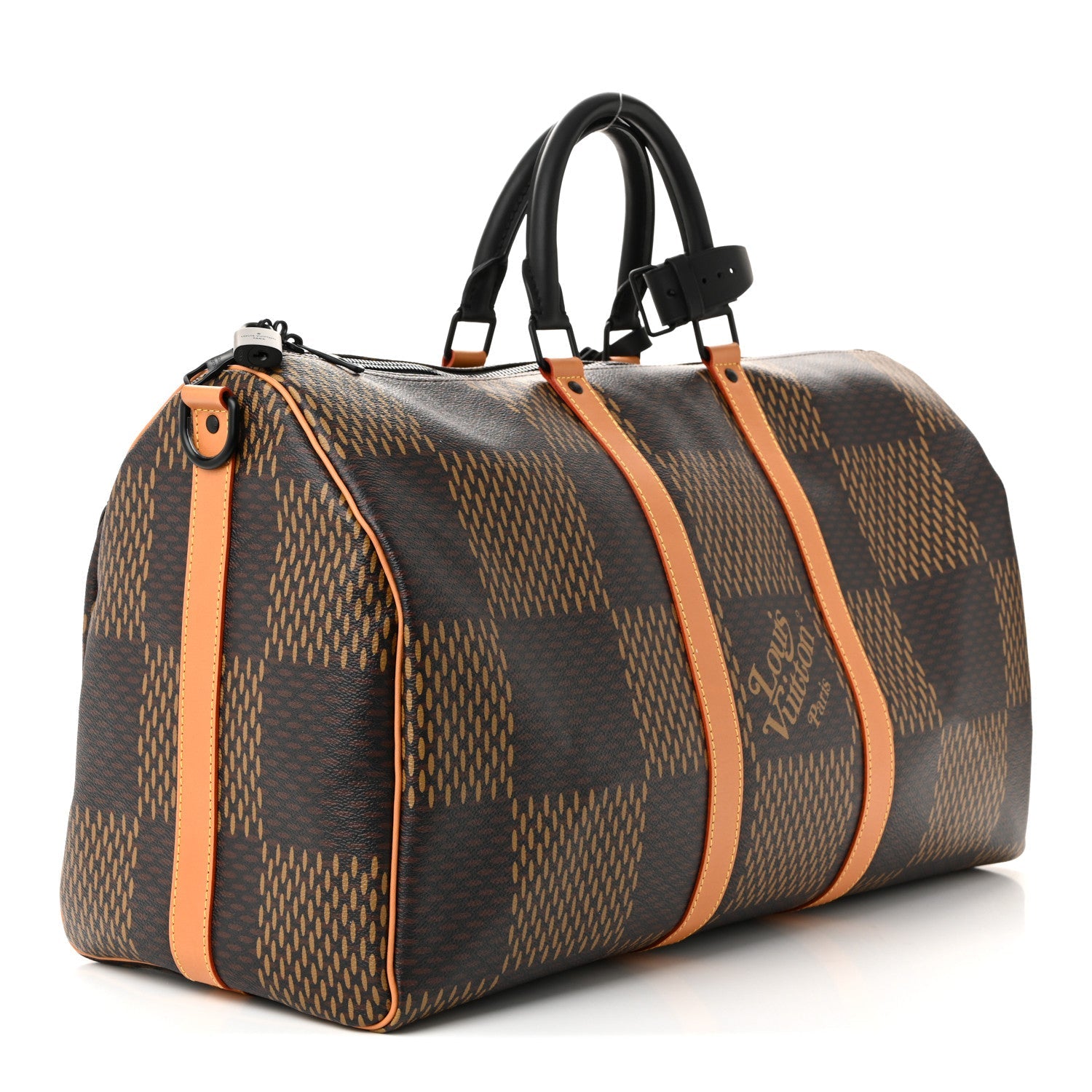 Louis Vuitton x Nigo Giant Damier Ebene Monogram Keepall Bandouliere 50
