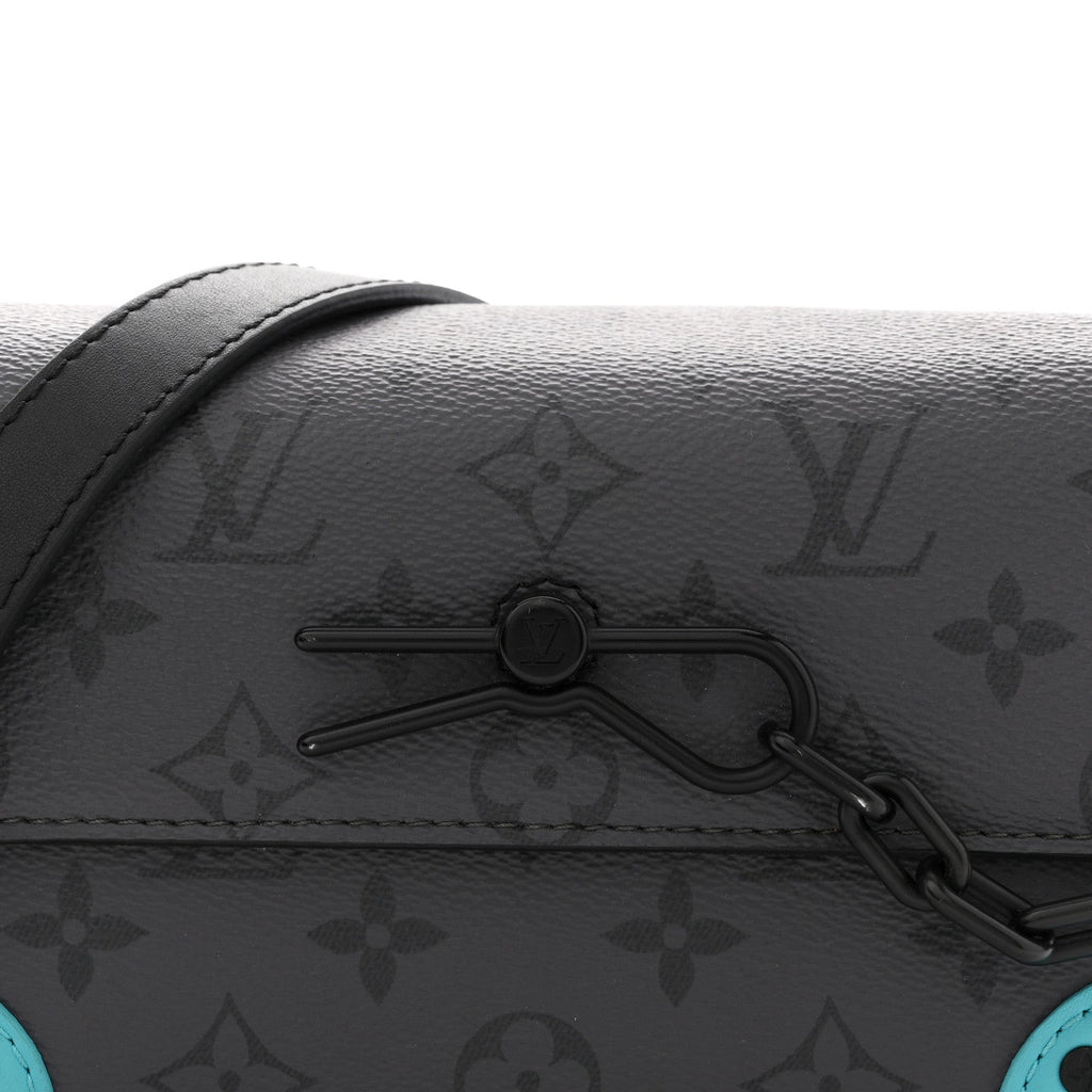 Louis Vuitton Reverse Monogram Eclipse Steamer Wearable Wallet Turquoise