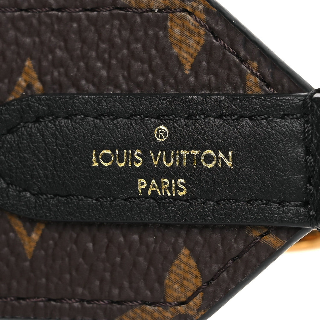 Louis Vuitton Monogram Letter Bandouliere Shoulder Strap Black