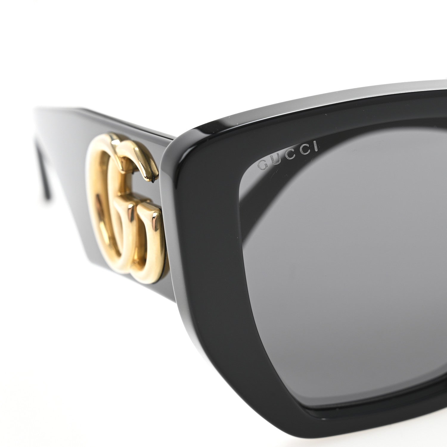 Gucci Acetate Square Frame Sunglasses GG0956S Black