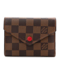Louis Vuitton Damier Ebene Victorine Wallet Red